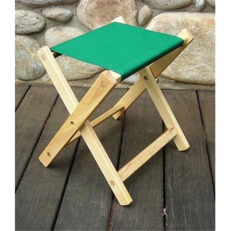 BLUE RIDGE CHAIR WORKS Blue Ridge Chair Works FSCH04WF Folding Stool - Forest Green FSCH04WF